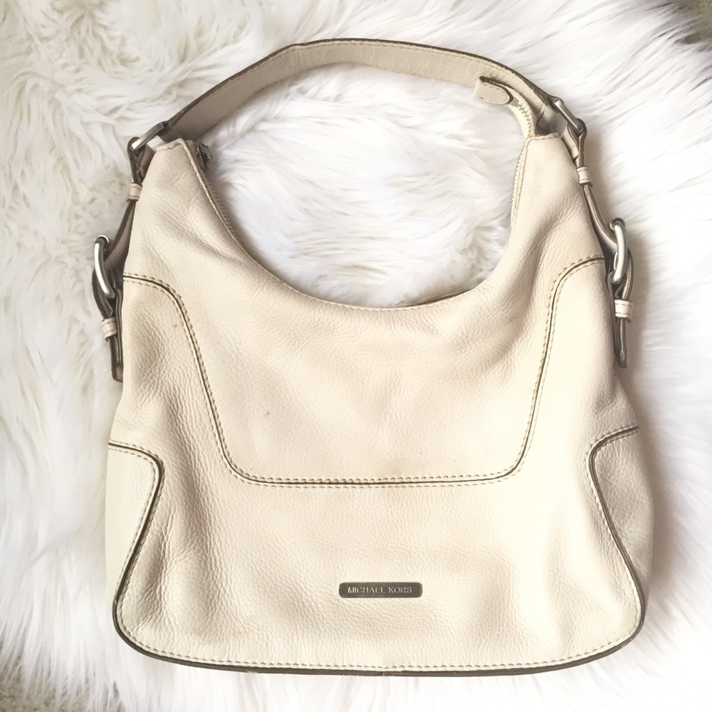 Michael Kors leather hobo shoulder bag